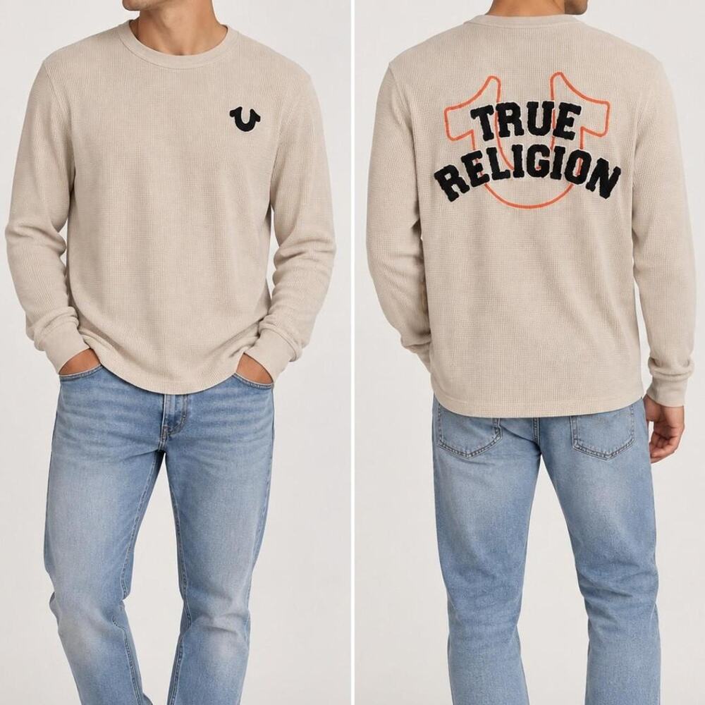 True religion cream tan